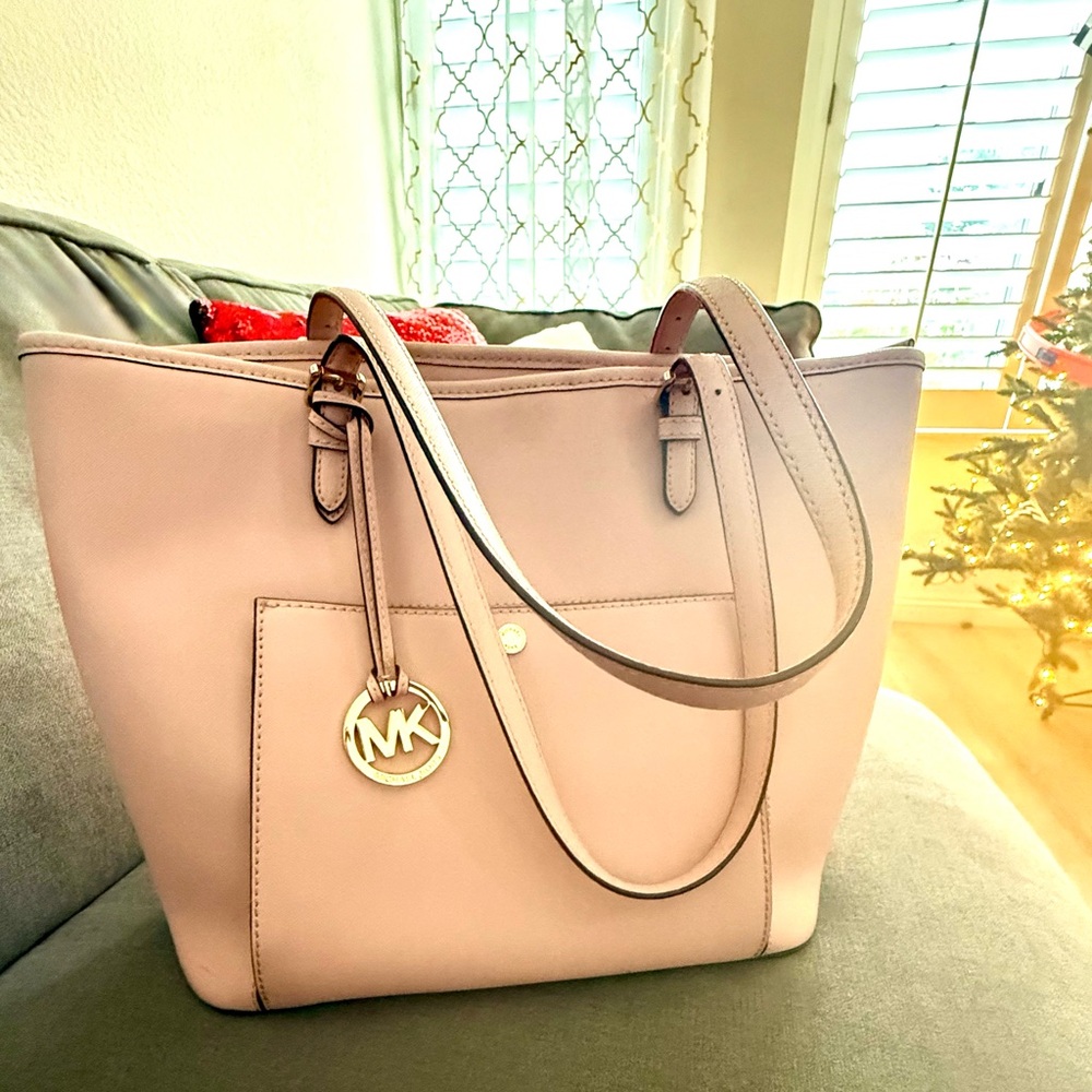 Michael Kors Light Pink Tote Bag